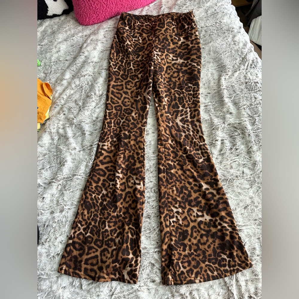 Cheetah & Tropical Pants bundle! Size medium